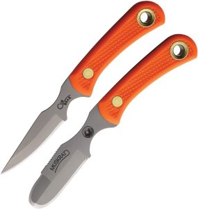 Knives of Alaska Muskrat Cub Combo D2 Fixed Blade Orange