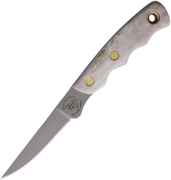 Knives of Alaska Jaeger Fixed Blade D2 Stag Handle Hunting Knife