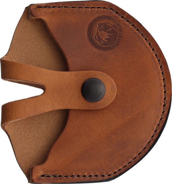 Knives Of Alaska Magnum Ulu Fixed Blade D2 Steel Black Handle