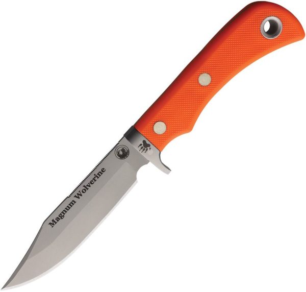 Knives Of Alaska Magnum Wolverine D2 Orange Blade
