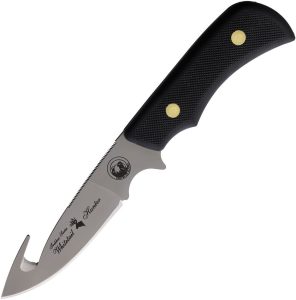 KOA00162FG.jpg Knives Of Alaska Trekker Whitetail D2 Guthook - Black