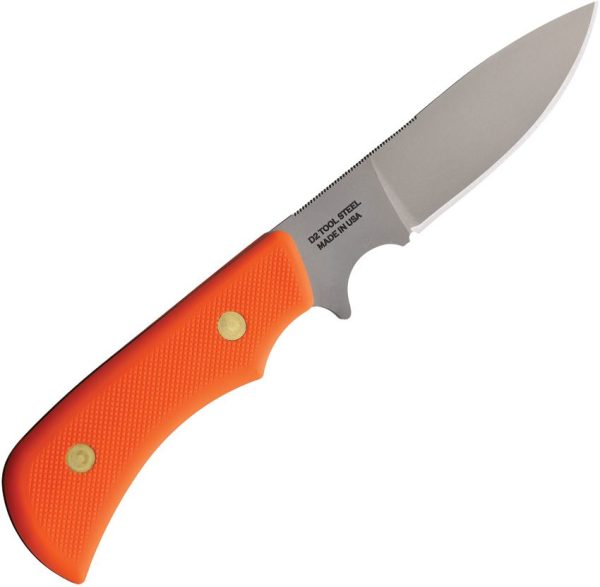 Knives of Alaska Trekker Elk Hunter Orange D2 Fixed Blade