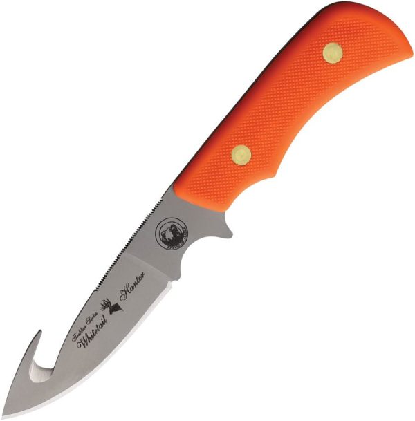 Knives of Alaska Trekker Whitetail Fixed Blade D2 Orange