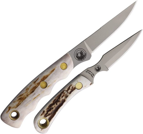 Knives of Alaska Jaeger Cub Combo D2 Stag Fixed Blade