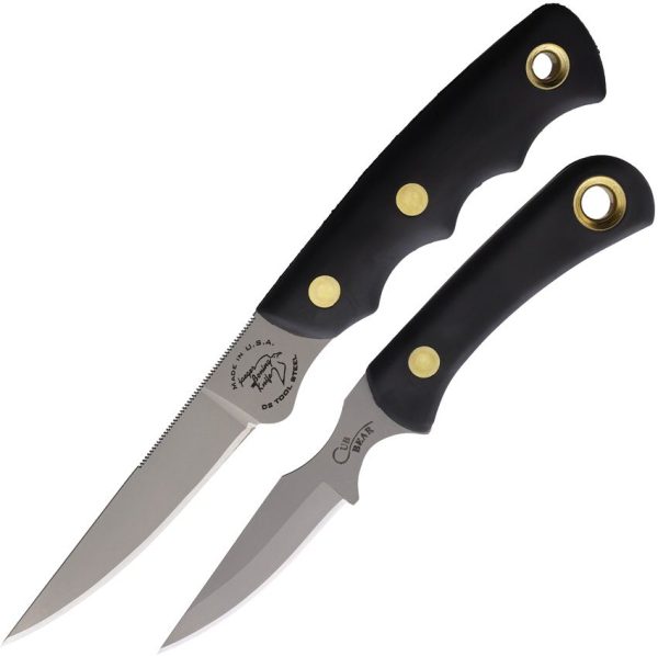 Knives Of Alaska Jaeger Cub Combo D2 Fixed Blade Knife Set