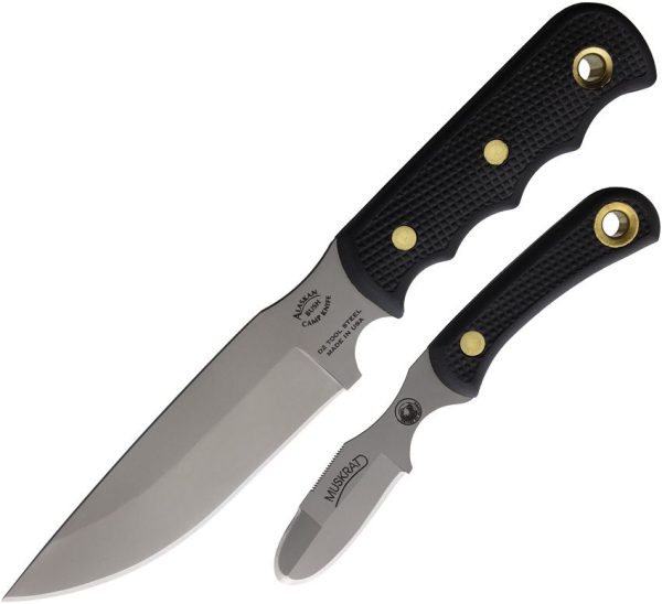 Knives of Alaska Bush Camp Muskrat D2 Steel Fixed Blade Combo