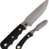 Knives of Alaska Bush Camp Muskrat D2 Steel Fixed Blade Combo