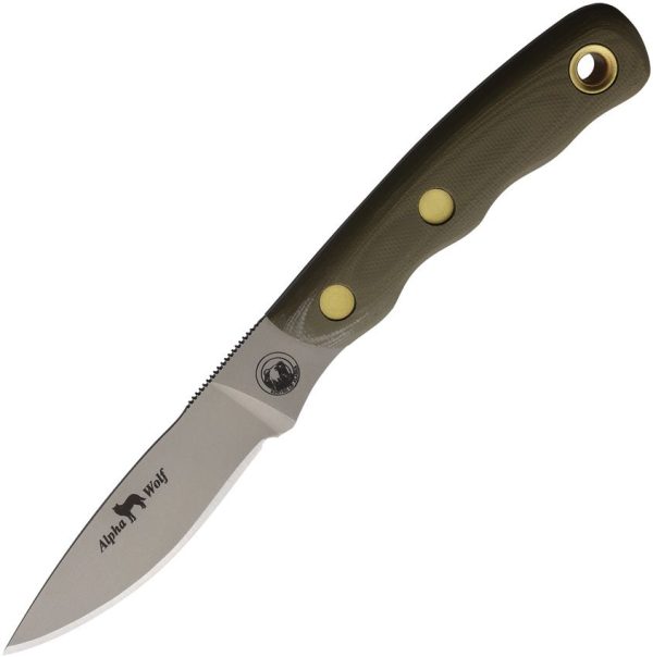 Knives Of Alaska Alpha Wolfe S30V G10 OD Green