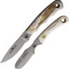 KOA00363FG.jpg Knives of Alaska Alpha Wolfe Muskrat Combo D2 Stag Fixed Blade