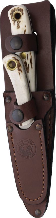 Knives of Alaska Alpha Wolf Muskrat Combo Fixed Blade MagnaCut