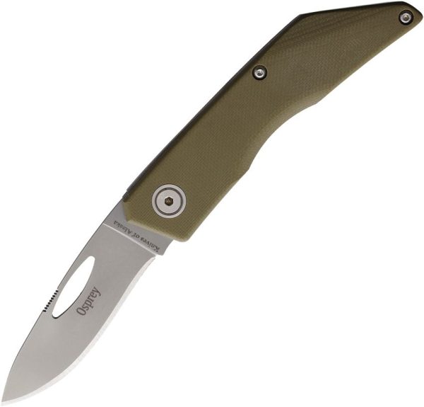 KOA00414FG.jpg Knives of Alaska Osprey Slip Joint D2 OD Green Folding Knife