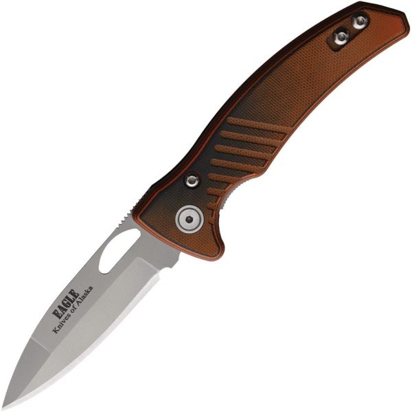 Knives Of Alaska Eagle Linerlock Orange Black G10