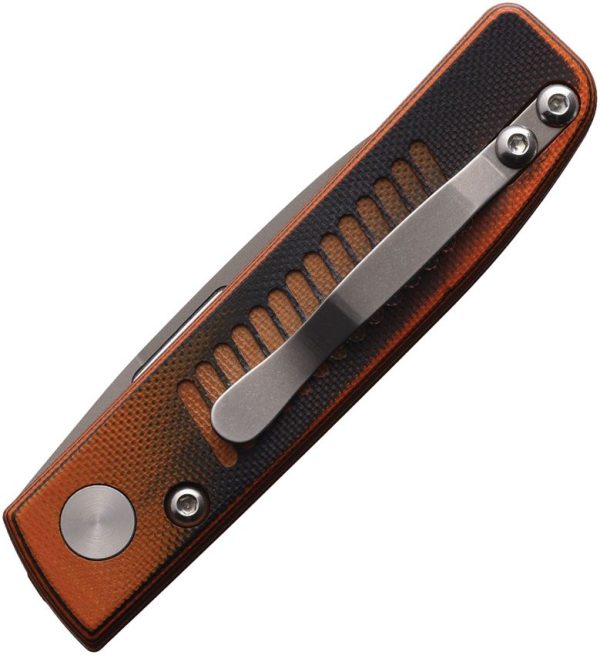 Knives Of Alaska Onyx Linerlock S30V Black/Orange