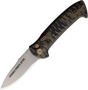 Knives Of Alaska Auto Strike Force D2 OD/Black
