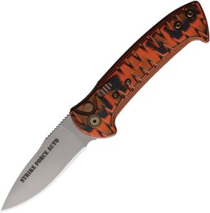 Knives Of Alaska Auto Strike Force D2 Black/Orange