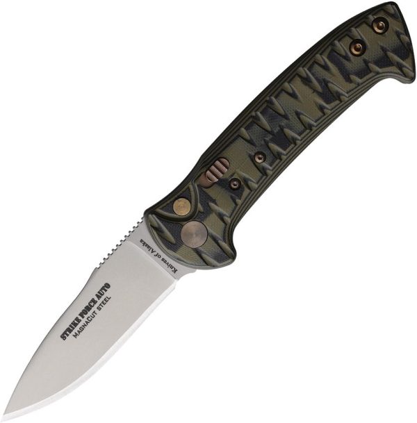 Knives Of Alaska Auto Strike Force MagnaCut OD/Black