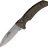 KOA00940FG.jpg Knives Of Alaska Auto Eagle Button Lock - Black/OD Green
