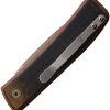 Knives Of Alaska Auto Onyx Button Lock - Orange/Black