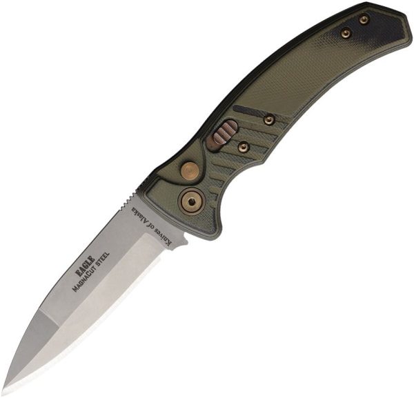 KOA00956FG.jpg Knives Of Alaska Auto Eagle Button Lock OD Green