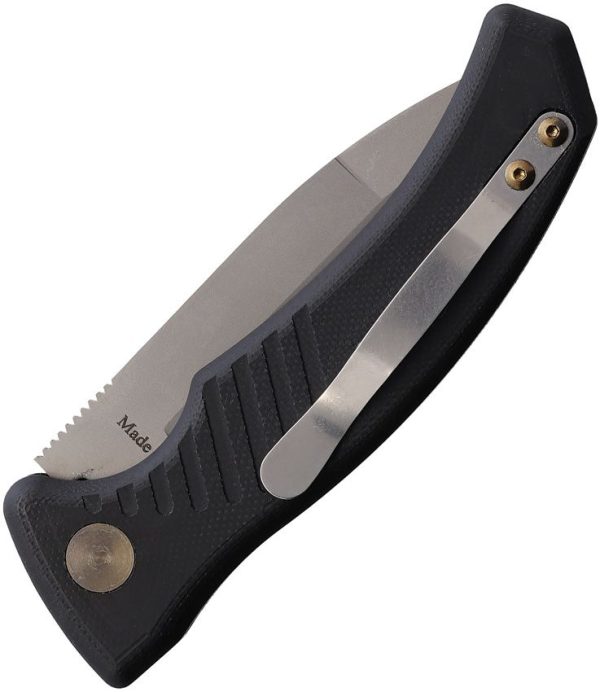Knives Of Alaska Auto Eagle Button Lock Black