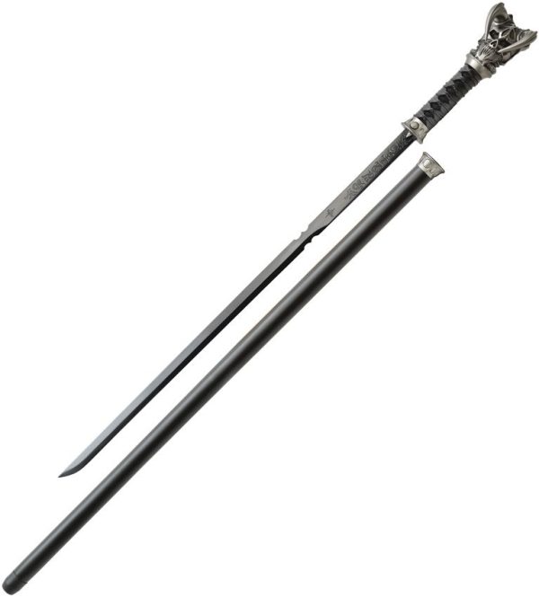 Kit Rae Vorthelok Sword Cane Black 1045 Steel 26" Blade