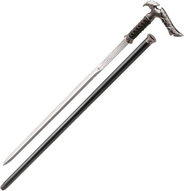 Kit Rae Axios Forged Sword Cane - 1045 Carbon