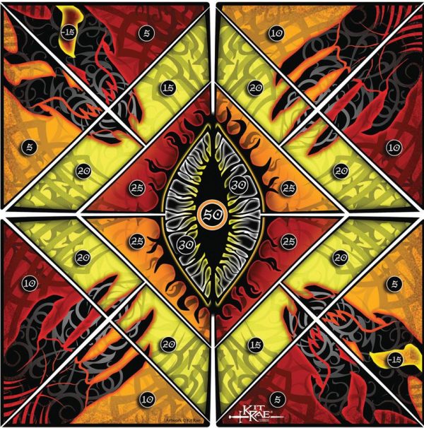 Kit Rae Hellhawk Throwing Triple Set - Stainless