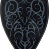 Kit Rae Universal Sword Display Plaque Black Wood Blue Tribal