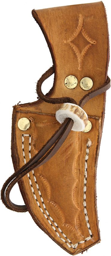 Ken Richardson Small Hunter 3" 1085HC Fixed Blade Turquoise