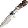 Ken Richardson Drop Point Hunter 4" 1085HC Fixed Blade Knife
