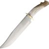 Ken Richardson Bowie Fixed Blade 11" 1085HC Steel Deer Antler