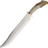 Ken Richardson Slim Bowie 11" Fixed Blade 1085HC Steel Knife