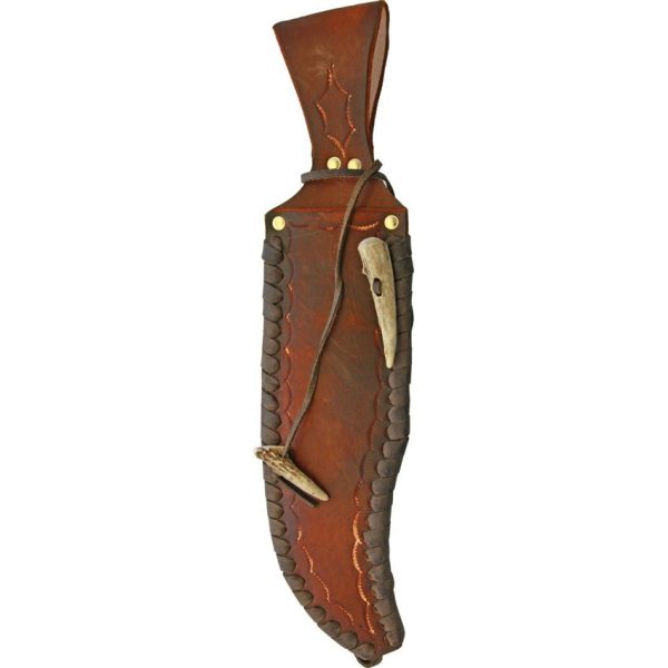 Ken Richardson Slim Bowie 11" Fixed Blade 1085HC Steel Knife