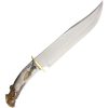 Ken Richardson Bowie Fixed Blade 11" 1085HC Steel Deer Antler