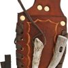 Ken Richardson 6in Bowie Fixed Blade Knife 1085HC Antler Handle