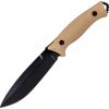 KRONOS Stiff Neck Fixed Blade 5.5" 1095HC Coyote Brown G10