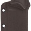 KRONOS True Defender Fixed Blade 6" 1095HC Black Tactical