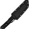 Kershaw Atreides Fixed Blade Knife 5.75" Black Tanto Steel