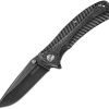 KS1301BW.jpg Kershaw Starter Framelock Assisted Opening Folding Knife BlackWash