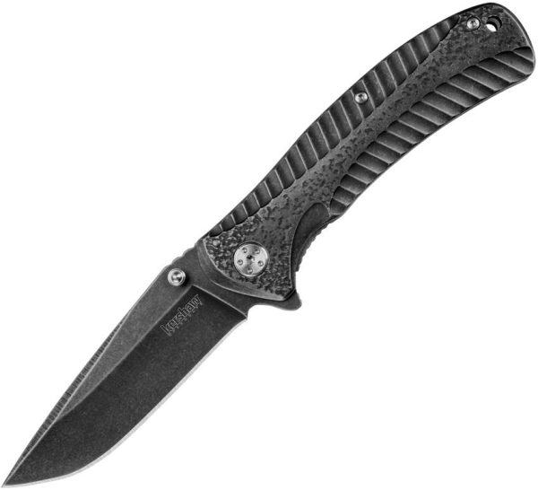 KS1301BW.jpg Kershaw Starter Framelock Assisted Opening Folding Knife BlackWash