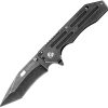 KS1302BW.jpg Kershaw Lifter Framelock Assisted Opening Folding Knife BlackWash