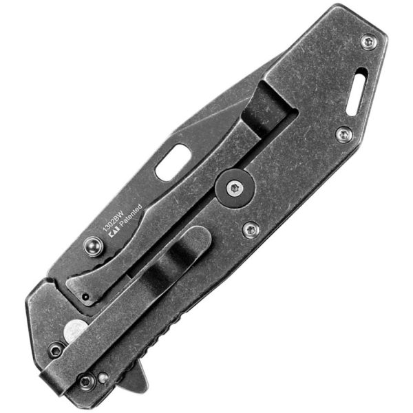 KS1302BW_add_01.jpg Kershaw Lifter Framelock Assisted Opening Folding Knife BlackWash
