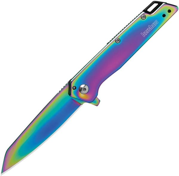 Kershaw Misdirect Framelock Reverse Tanto - Rainbow