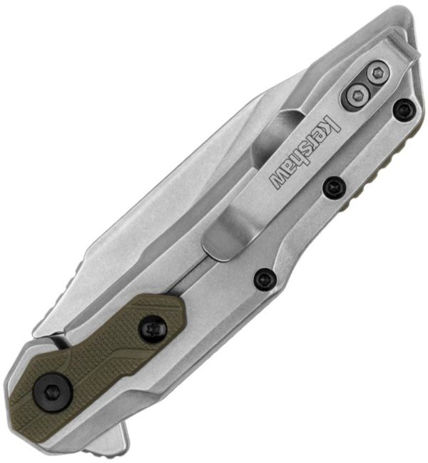 Kershaw Salvage Framelock Assisted - Green Overlay