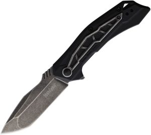 KS1376.jpg Kershaw Flatbed Linerlock Assisted Opening Folding Knife BlackWash