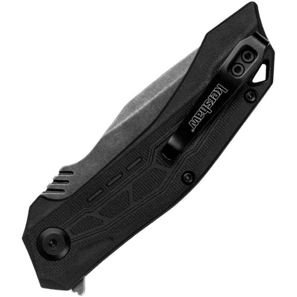 Kershaw Flatbed Linerlock Assisted Opening Folding Knife BlackWash