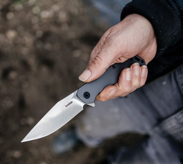 Kershaw Align Framelock 8Cr13MoV Folding Knife Gray Handle