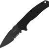 Kershaw Conduit Linerlock Folding Knife 3" Black Assisted Open