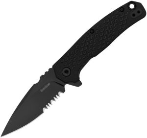 Kershaw Conduit Linerlock Folding Knife 3" Black Assisted Open