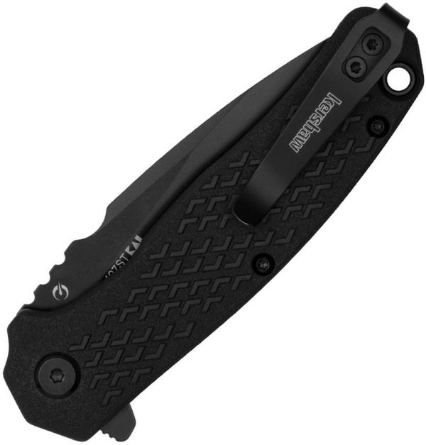 Kershaw Conduit Linerlock Folding Knife 3" Black Assisted Open